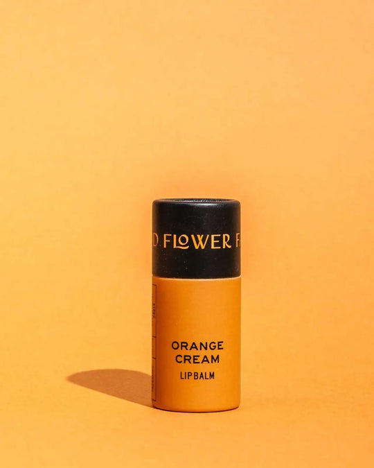 Orange Cream Organic Lip Balm / 0.3 oz Biodegradable Tube