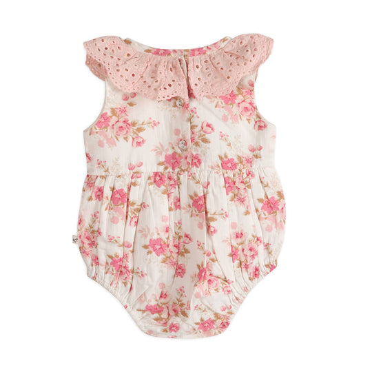 Nova Floral Baby Romper + Headband