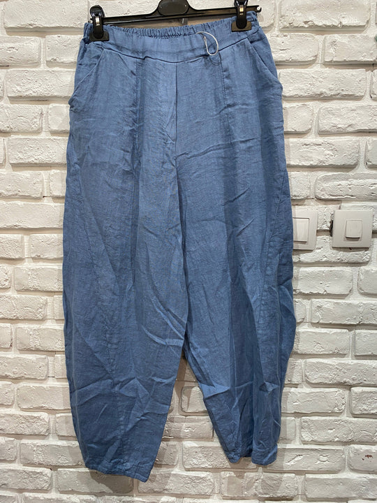 Linen Barell Pants