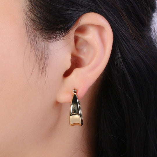 14k Gold Filled Chunky Hoop Earring