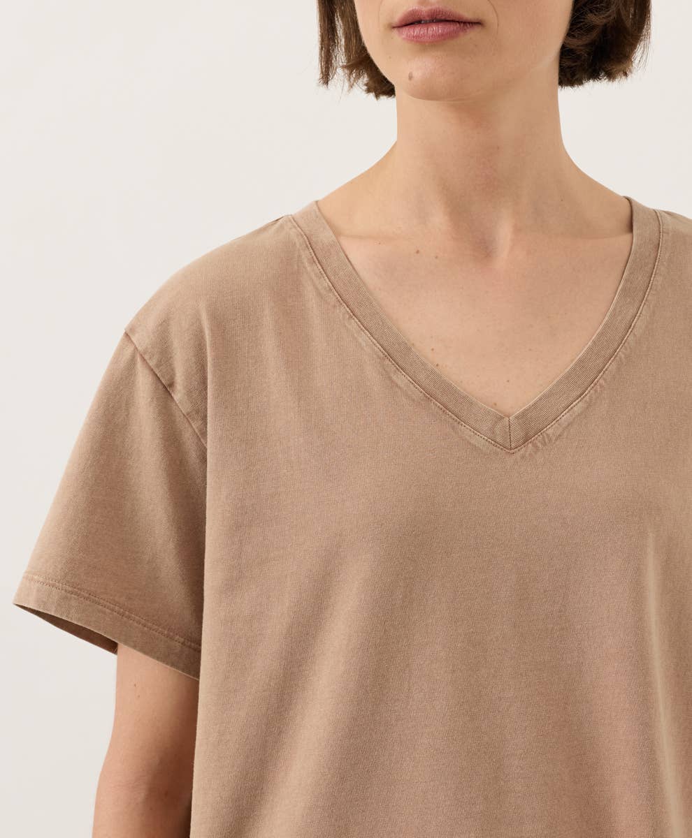 Vintage Jersey V-Neck Tee