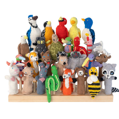 Forest Animals Organic Cotton Finger Puppets