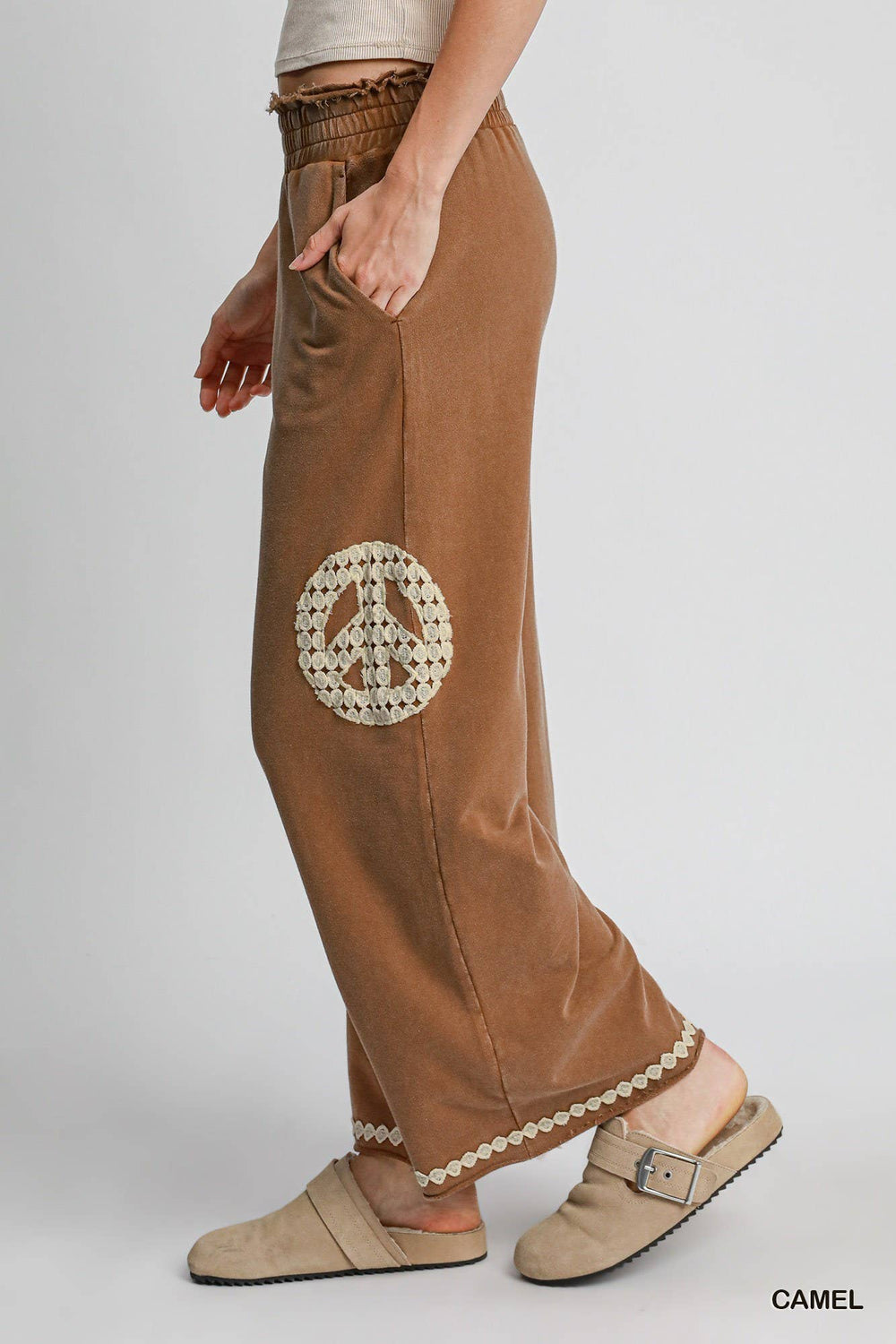 Mineral Wash Waistband Pants