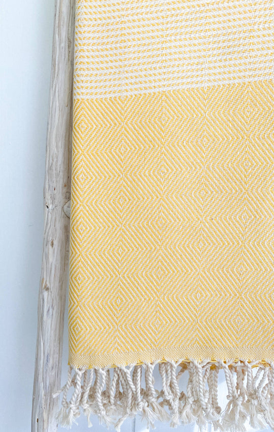Large Diamond Pattern Turkish Towel