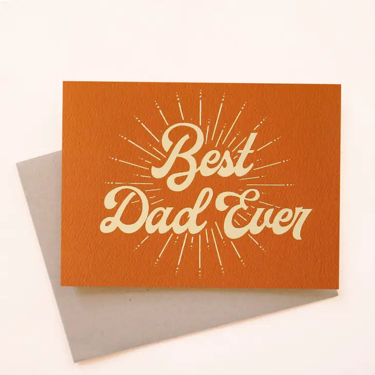 Sunshine Studios Best Dad Ever Card - Simple Good