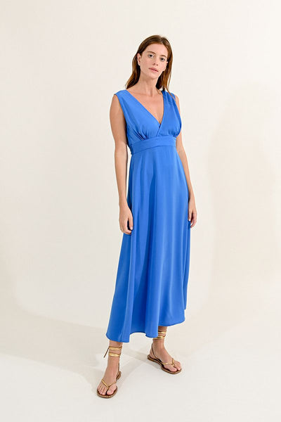 Molly Bracken Summer Blue Tie Dress - Simple Good