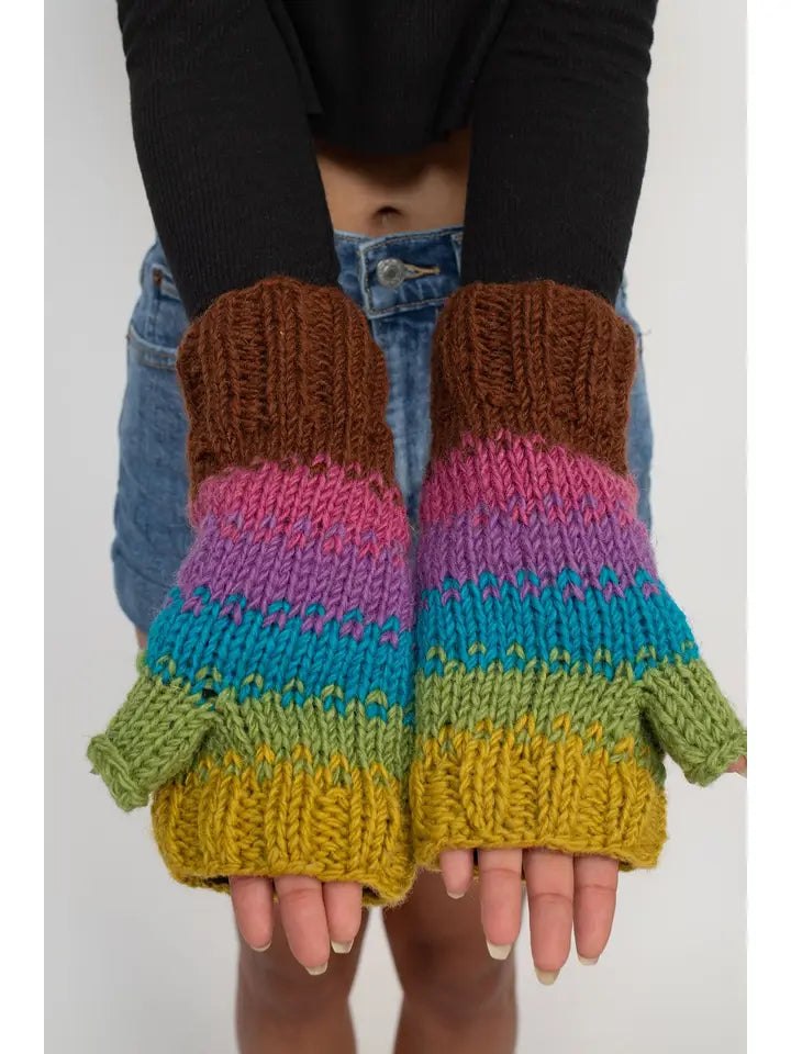 Wool Arm Warmer Gloves