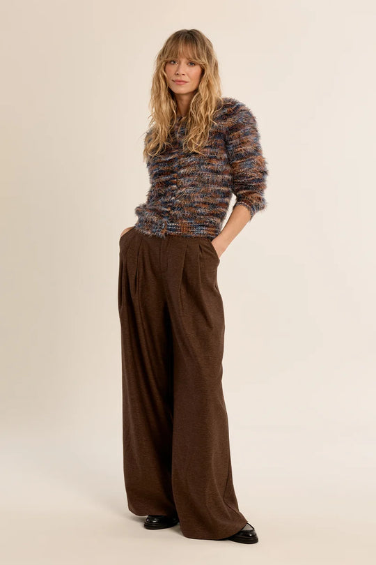 Eyelash Knit Brushed Cardigan
