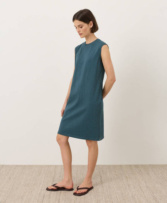 Soft-Slub Essential Easy Muscle Tee Dress