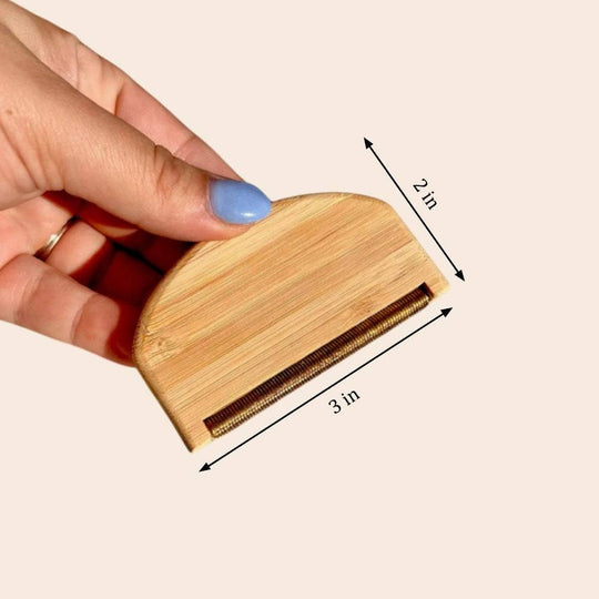 Travel Size Bamboo Lint Remover