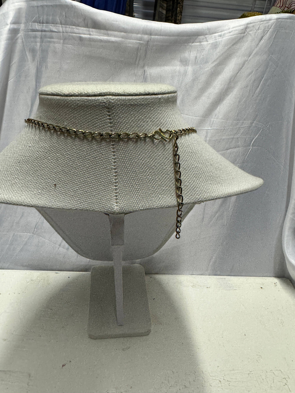 Brass Coin Choker Necklace