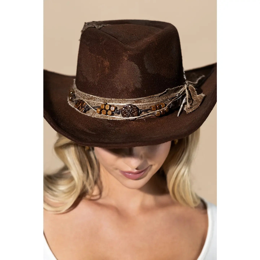 Vintage Versatile Shapeable Cowgirl & Fedora Hat