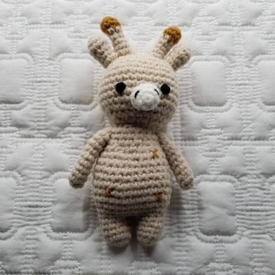 Deer Hand Crocheted Cotton Plush Toy