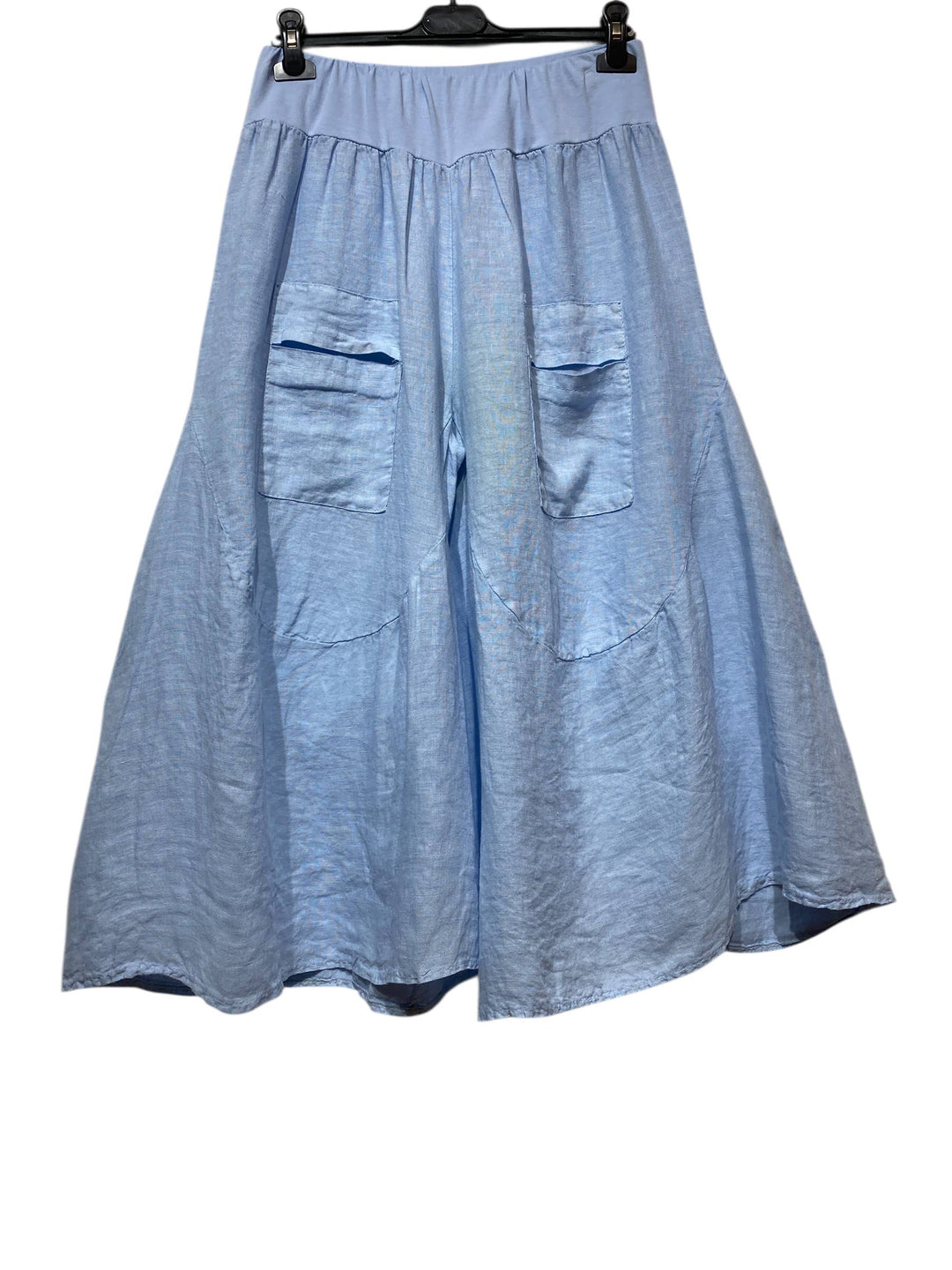 Wide Leg Linen Capris