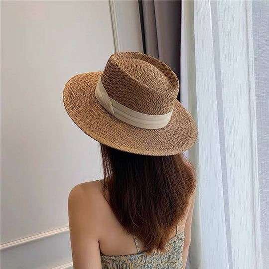Thin Paper Braid Sun Hat