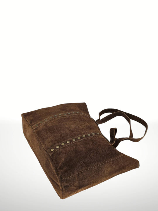 Celina Suede Leather Tote Bag