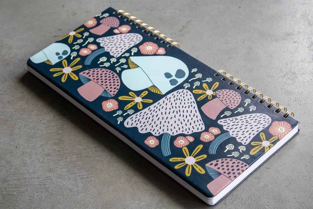 Mushroom Bloom 2-Year Undated Productivity Desk Planner