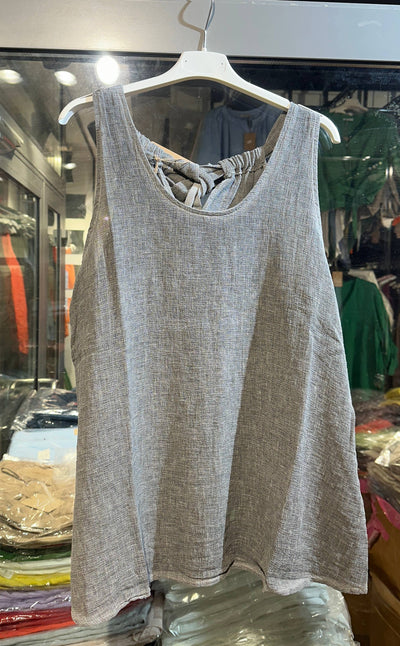 Tank Top with Tie in Back