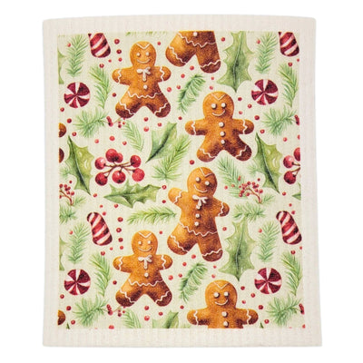 Gingerbread Cookie Swedish Dishcloth