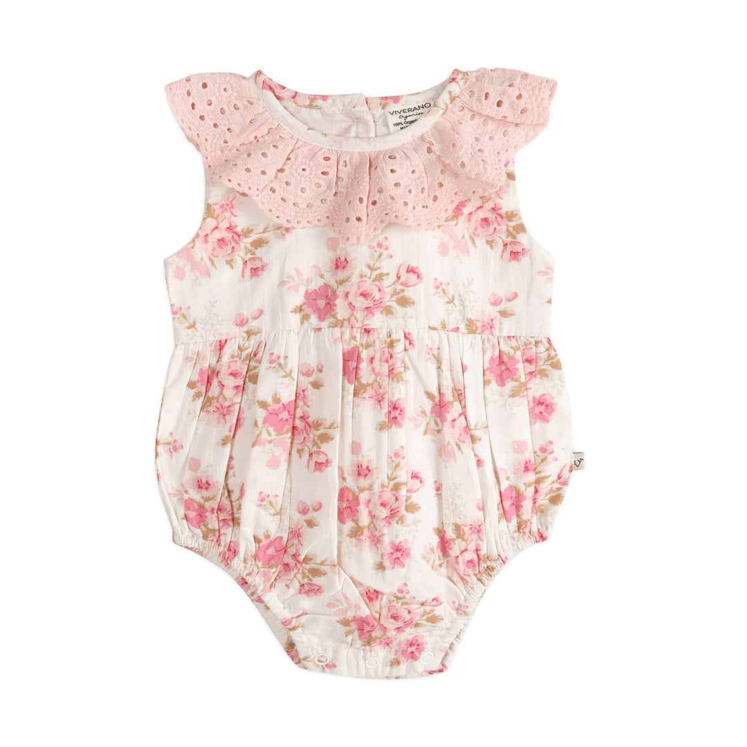 Nova Floral Baby Romper + Headband