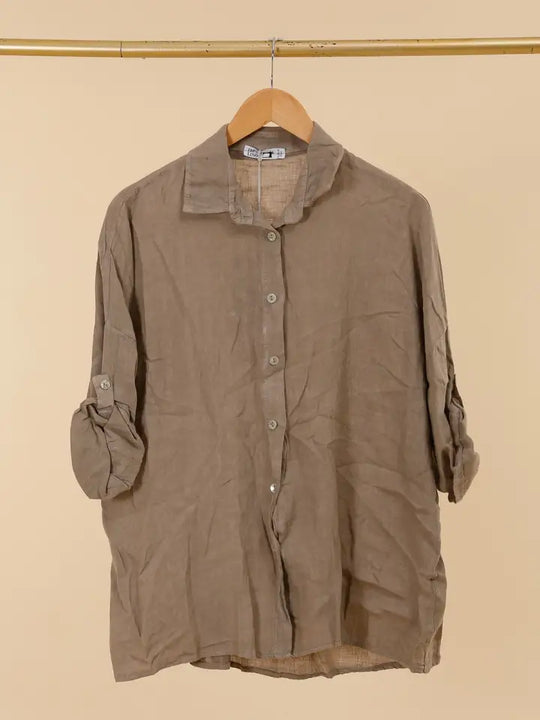 Standard Italian Linen Button Up