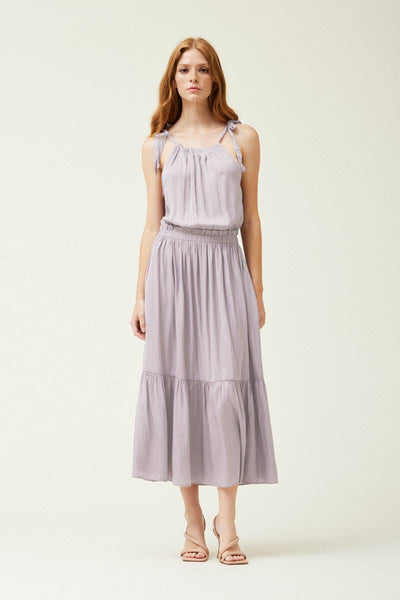 Grade & Gather 60980PP - SIDE HALTER MIDI DRESS - Simple Good