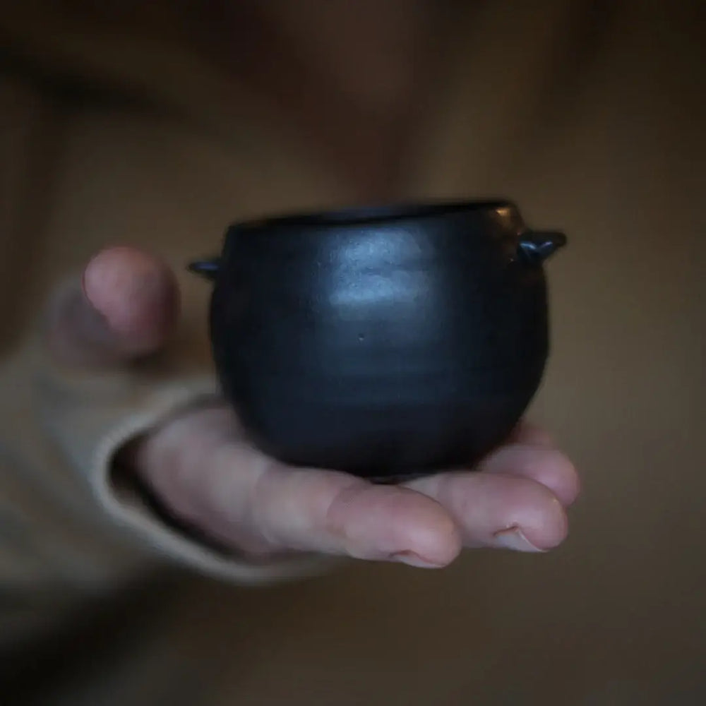 Black Mini Cauldron Bowl