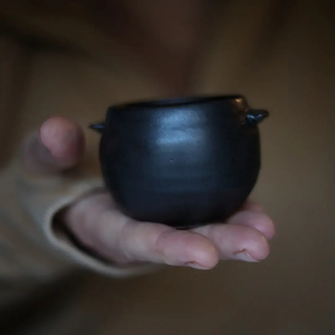 Black Mini Cauldron Bowl