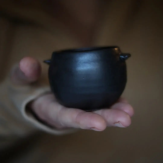 Black Mini Cauldron Bowl