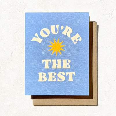 You're The Best - Thank You Card