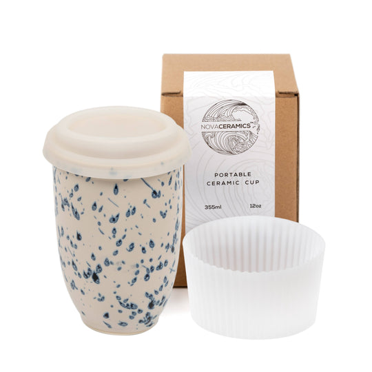 Orchid Ceramic Travel Mug 12oz
