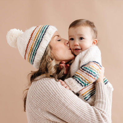 Retro Stripe Baby Sweater