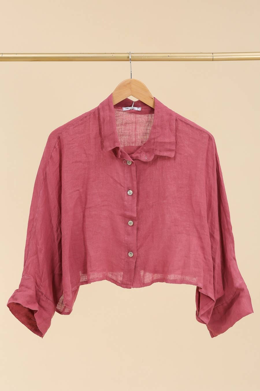 Boxy Linen Button Up