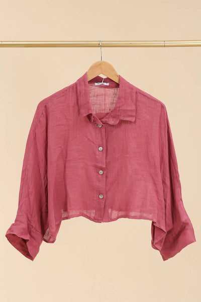 Boxy Linen Button Up