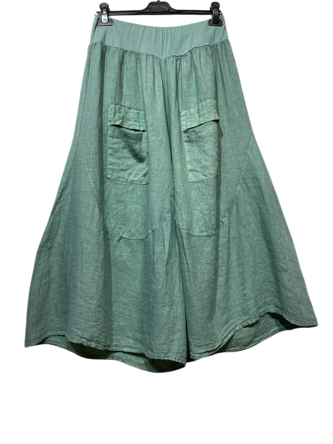 Wide Leg Linen Capris