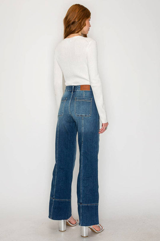 Eco Tummy Control Palazzo Jeans