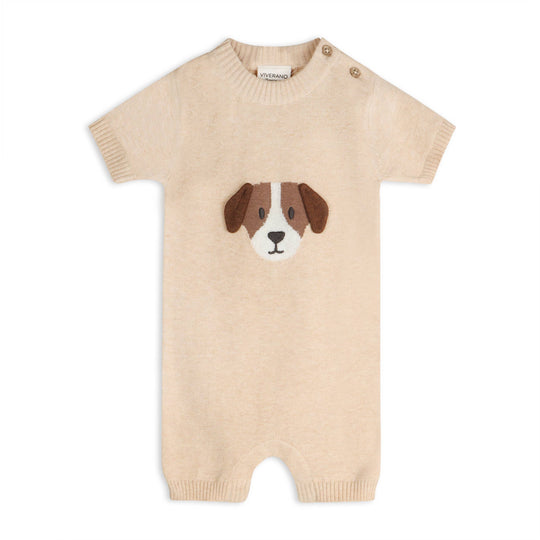 Puppy Dog Applique Romper