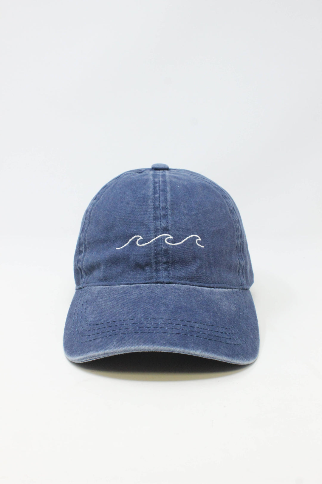 Embroidered Wave Cap
