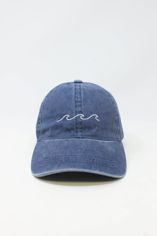 Embroidered Wave Cap