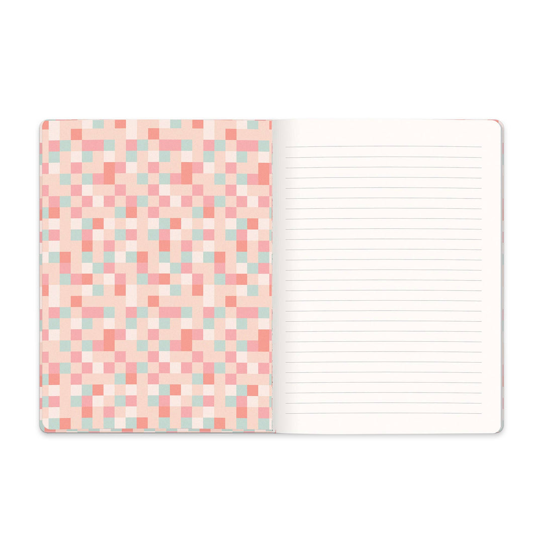 Pastel Color Block Medium Deconstructed Journal