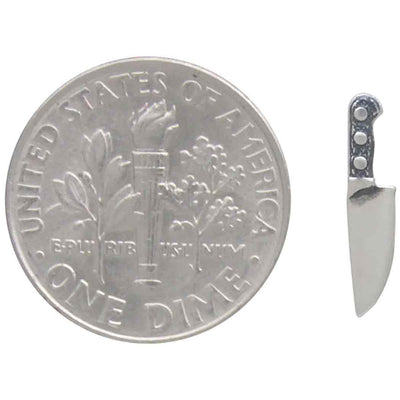 Sterling Silver Kitchen Knife Post Earrings