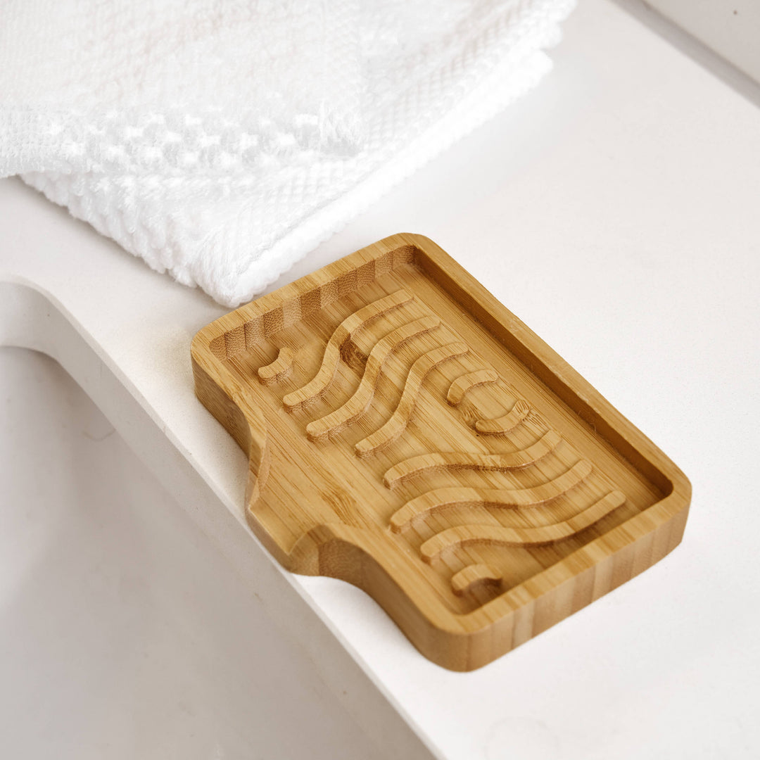 Wavy Bamboo Soap Lift