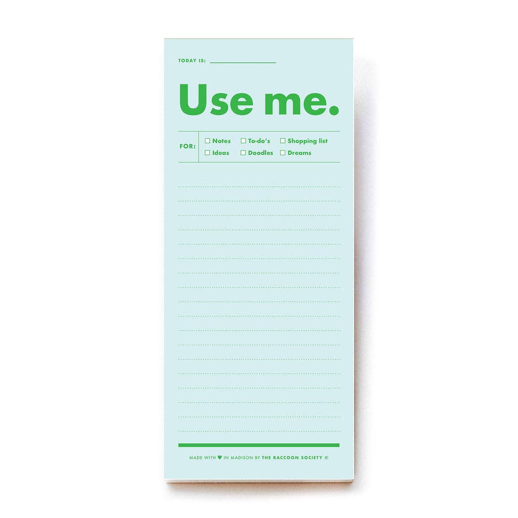 Use Me - Fridge Notepad
