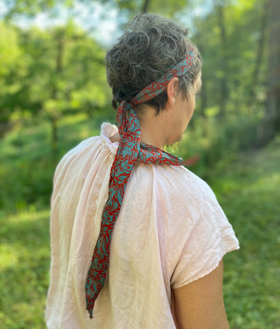 Seeds Silk Headband | Recycled Silk Sarees Made in India Unique - Simple Good