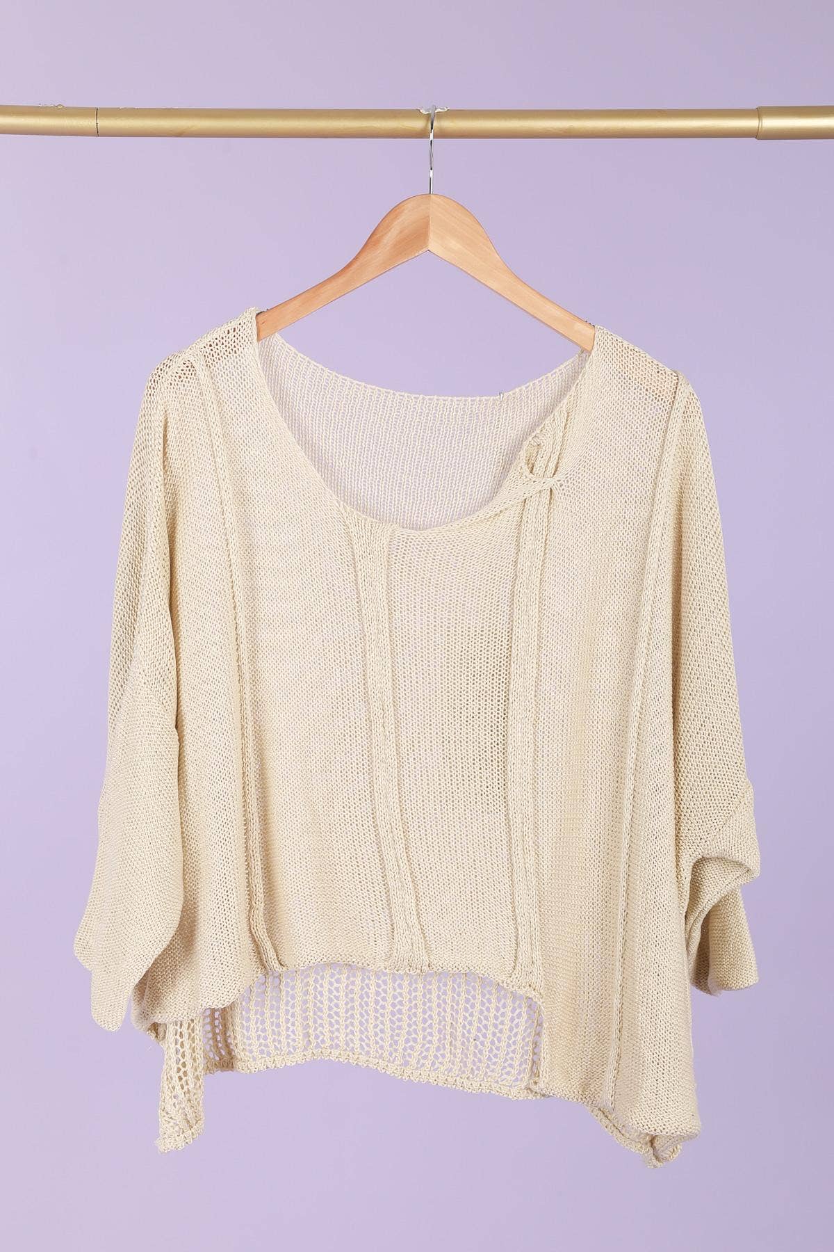 Lightweight Asymmetrical Sweater