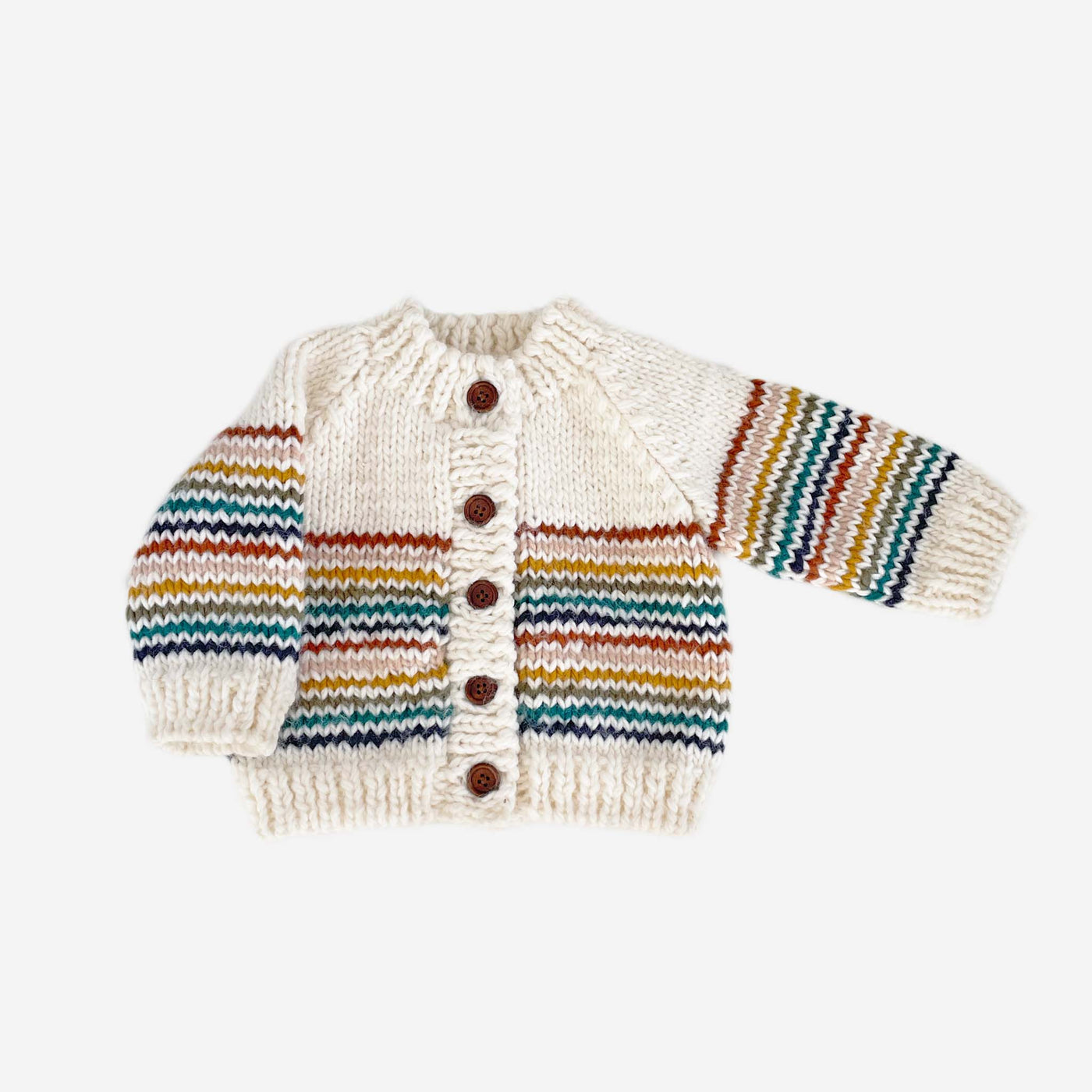 Retro Stripe Baby Sweater