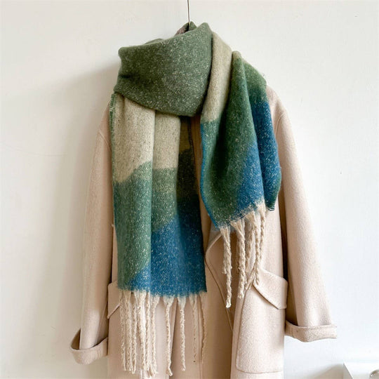 Colorblock Winter Scarf
