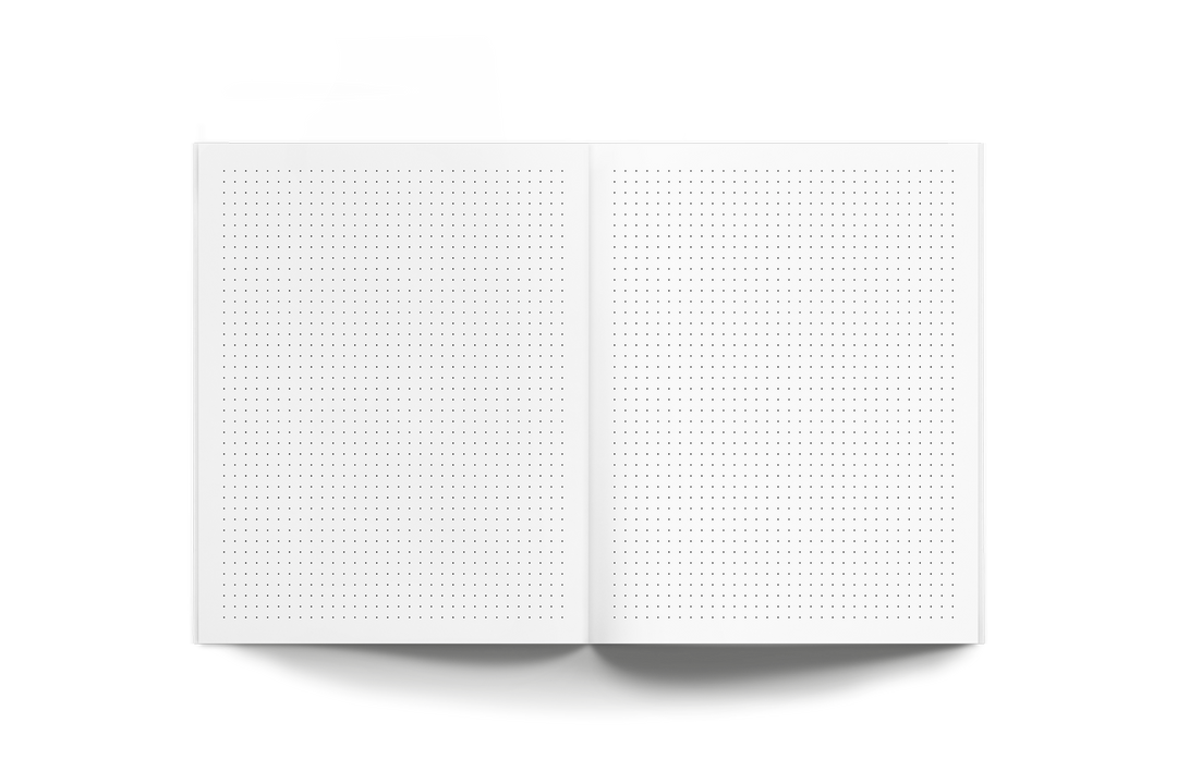 Midnight Blooms Medium Layflat Notebook