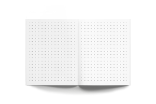 Midnight Blooms Medium Layflat Notebook