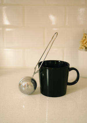 Bamboo Switch Stainless Steel Tea Strainer | Infuser | Bestseller - Simple Good